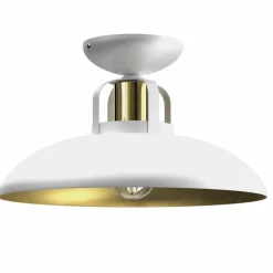 Lampa sufitowa FELIX WHITE/GOLD 1xE27 (MLP7703) - Milagro