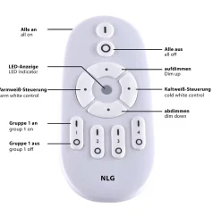 Lampa sufitowa FLAT (16533-18-O) - Paul Neuhaus