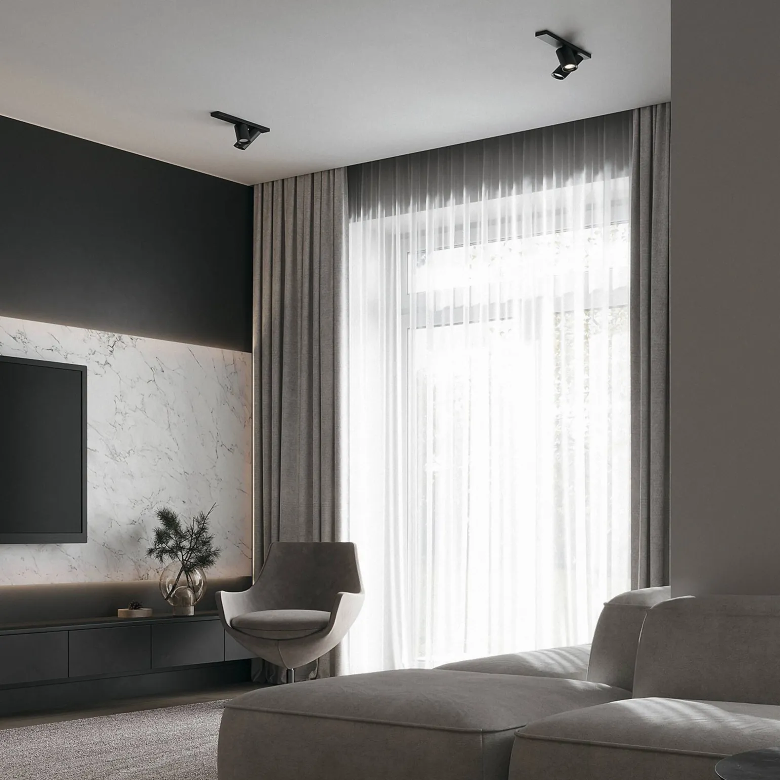 Lampa sufitowa FOCUS S (C051CL-U-2B) - Maytoni