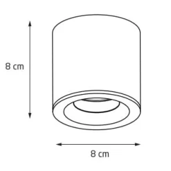 Lampa sufitowa FORM IP65 (C0216) - Maxlight