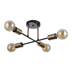 Lampa sufitowa Formio (PND-4052-4-BL-HBR) - Italux