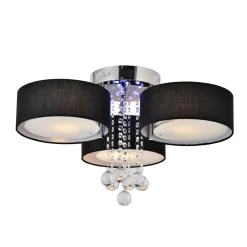 Lampa sufitowa GAMBELA 3 czarna (LP-991/3C BK) - Light Prestige