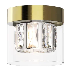 Lampa sufitowa GEM mosiądz (C0389-01A-0FD2-PL03) - Zuma Line