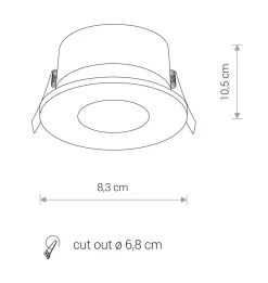 Lampa sufitowa GOLF (8375) - Nowodvorski