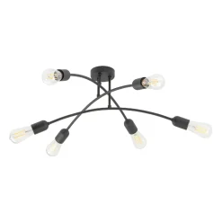 Lampa sufitowa HELIX czarna 6 PŁ (4679) - TK Lighting