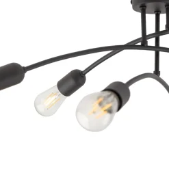 Lampa sufitowa HELIX czarna 6 PŁ (4679) - TK Lighting