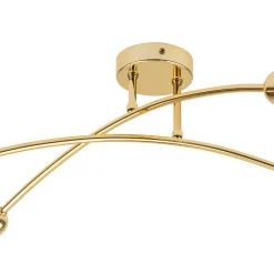 Lampa sufitowa HELIX złota 4 PŁ (4688) - TK Lighting