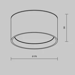 Lampa sufitowa Hydra (C090CL-15W3K-W) - Maytoni