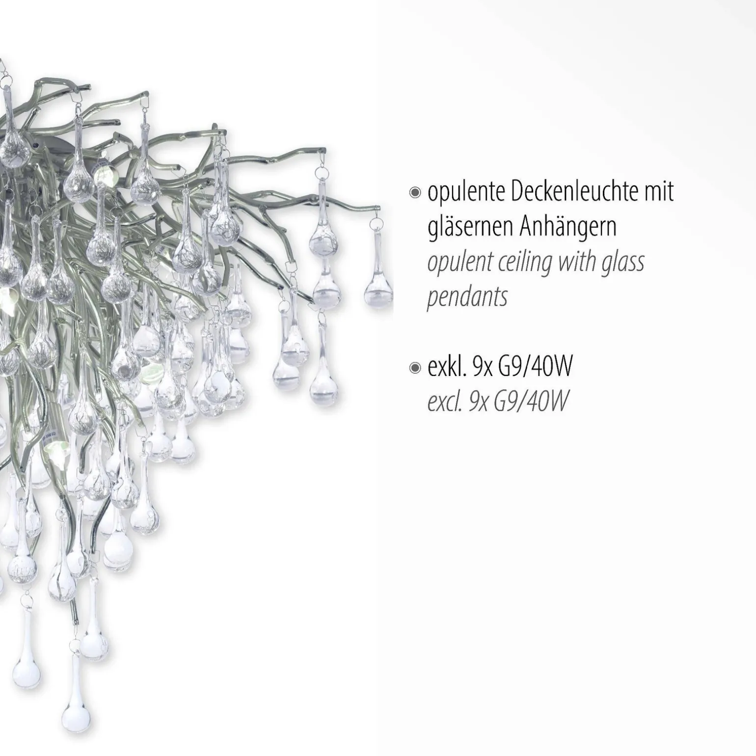 Lampa sufitowa ICICLE 50 cm (8091-55) - Paul Neuhaus