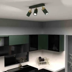 Lampa sufitowa JOKER GREEN/GOLD 3xGU10 (MLP7719) - Milagro