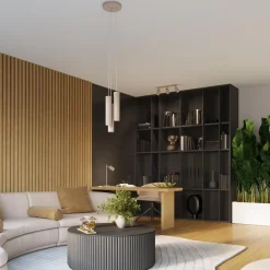 Lampa sufitowa KARBON 40 taupe (SL.1772) - Sollux Lighting