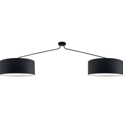 Lampa sufitowa Lamego 2 Z - Czarna (1900 mm) (5194) - Shilo