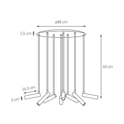 Lampa sufitowa LARS PLAFON 8 (11085805) - Kaspa