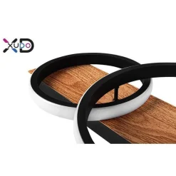 Lampa sufitowa LED 25W 58x26cm 4000K czarny (XD-LA125) - Xudo