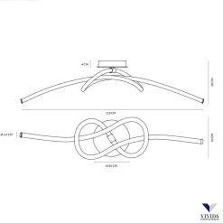 Lampa sufitowa LIGHT LINE (0094.20.CR DIM) - Vivida