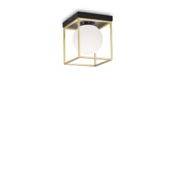 Lampa Sufitowa LINGOTTO Mosiądz (LINGOTTO_PL1_OTTONE) - Ideal Lux