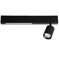 Lampa Sufitowa Magnet 9W+1xGU10 3000/4000K Czarny (ML1130) - Milagro