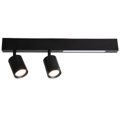 Lampa Sufitowa Magnet 9W+2xGU10 3000/4000K Czarny (ML1132) - Milagro