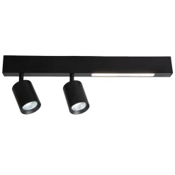 Lampa Sufitowa Magnet 9W+2xGU10 3000/4000K Czarny (ML1132) - Milagro