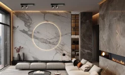 Lampa Sufitowa Magnet 9W+2xGU10 3000/4000K Czarny (ML1132) - Milagro