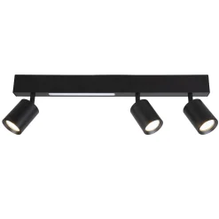 Lampa Sufitowa Magnet 9W+3xGU10 3000/4000K Czarny (ML1134) - Milagro