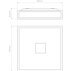 Lampa sufitowa Mashiko 400 1121013 (1121013 Astro Lighting)