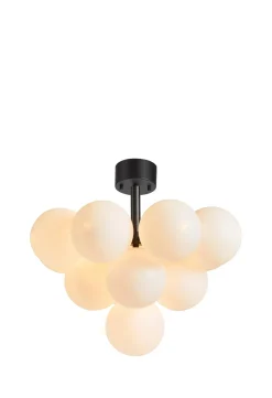 Lampa sufitowa MERLOT Plafon 13L Czarna/Biała