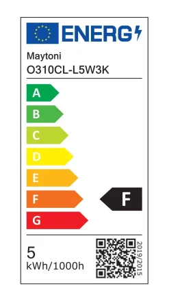 Lampa sufitowa na balkon Spin (O310CL-L5W3K) - Maytoni