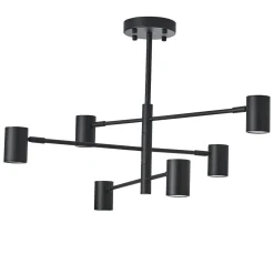 Lampa Sufitowa Noe 6 (PLC0102-BK) - Yaskr