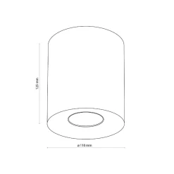 Lampa sufitowa ORION biała (3237) - TK Lighting