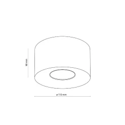 Lampa sufitowa ORION czarna (3236) - TK Lighting