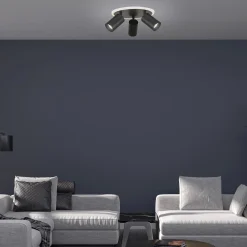 Lampa sufitowa Parma koło (LP-0612/3C Round BK) - Light Prestige