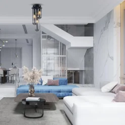 Lampa sufitowa PAX BLACK 3 (ML0339) - Milagro