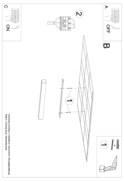 Lampa sufitowa PINNE 200 biały 3000K (TH.240) - Thoro Lighting