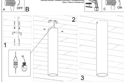 Lampa sufitowa Plafon LAGOS 30 biały (SL.0435) - Sollux