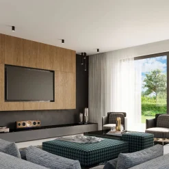 Lampa sufitowa Plafon LAGOS 40 czarny (SL.1002) - Sollux