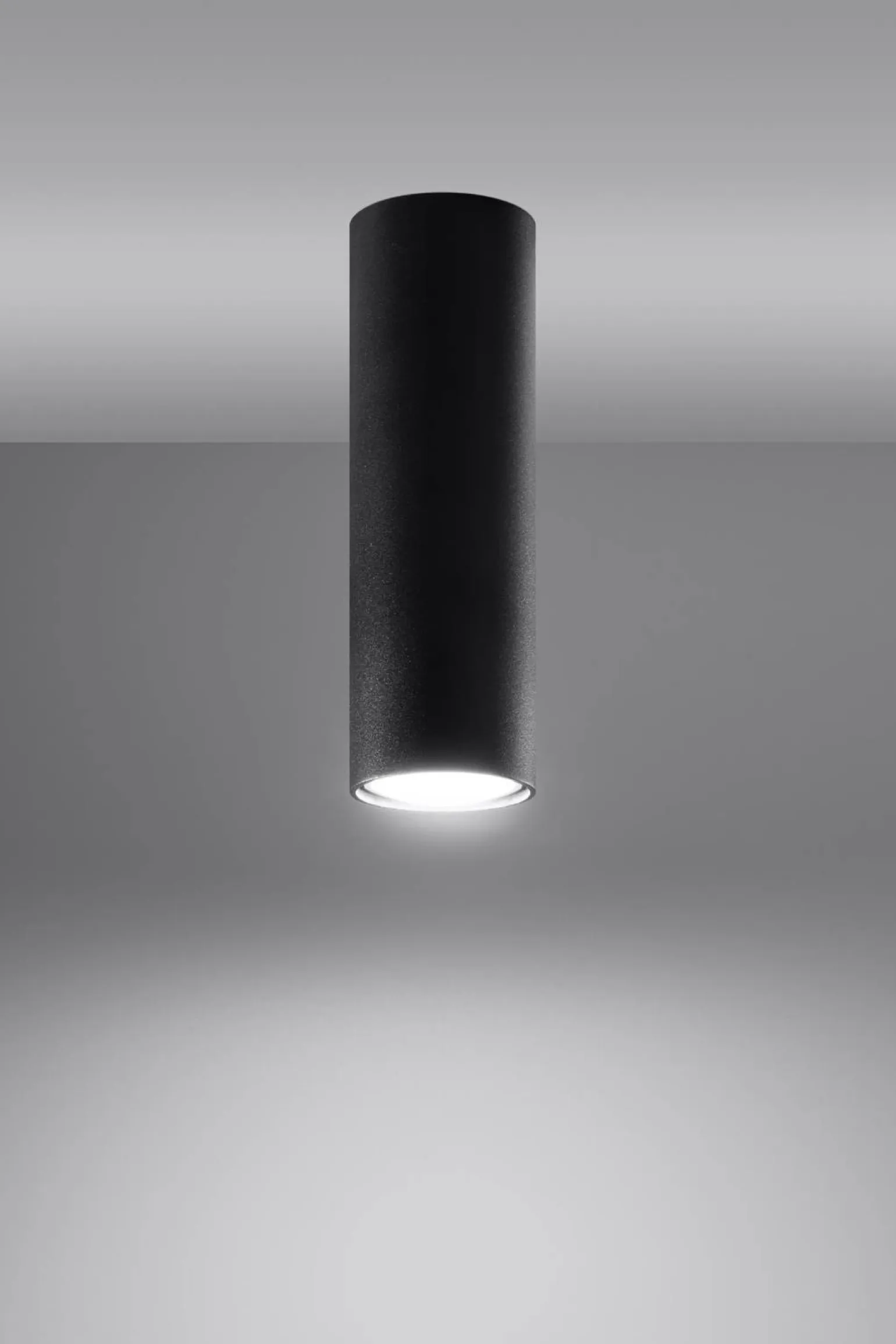 Lampa sufitowa Plafon LAGOS 30 czarny (SL.0436) - Sollux