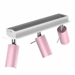 Lampa sufitowa PRESTON PINK/WHITE 3x mini GU10 (MLP7628) - Milagro