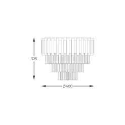 Lampa sufitowa PRIMA złota (20149CM) - Zuma Line