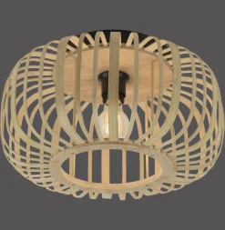 Lampa sufitowa RACOON drewniana (11412-79) - Paul Neuhaus