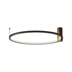 Lampa sufitowa Ringa M IP44 czarna (CL0112-M-BK) - Yaskr