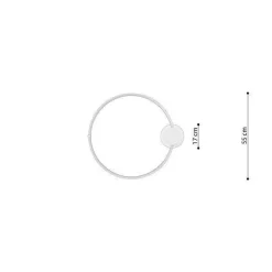 Lampa sufitowa RIO 55 biały LED 3000K (TH.125) - Thoro Lighting