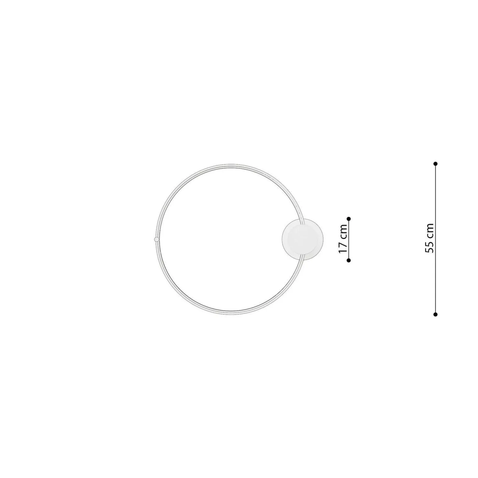 Lampa sufitowa RIO 55 złoty LED 3000K (TH.222) - Thoro Lighting