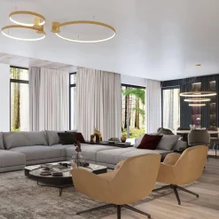 Lampa sufitowa RIO 78 złoty LED 3000K (TH.224) - Thoro Lighting