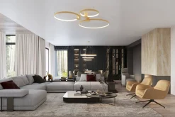 Lampa sufitowa RIO 78 złoty LED 3000K (TH.224) - Thoro Lighting