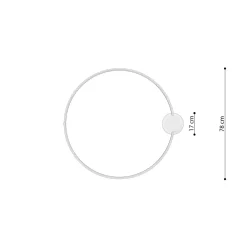 Lampa sufitowa RIO 78 złoty LED 4000K (TH.225) - Thoro Lighting