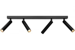 Lampa sufitowa ROLL 4 kolor Czarny (50922402) - KASPA