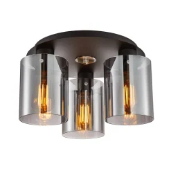 Lampa sufitowa Sardo (SPL-5581-3SC-BK-SG) - Italux