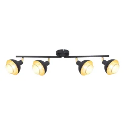 Lampa sufitowa Savio (SPL-27357-4-BK-GD) - Italux