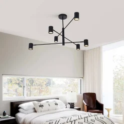 Lampa sufitowa Snow 6 czarna LP-731/6P BK Light Prestige